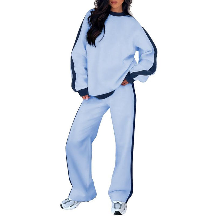 SANDI™ - Ensemble de détente 2 pièces confortable, Sweat-shirt et pantalon droit