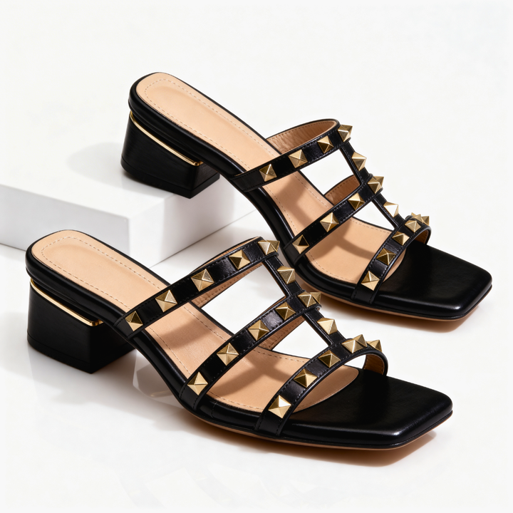 Odette | Sandale cloutée