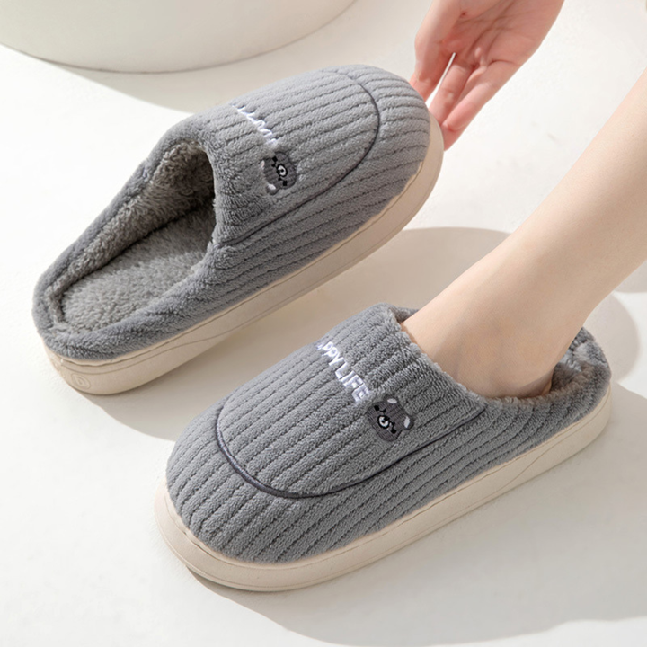 DAMINI™ - Pantoufles douillettes antidérapantes en peluche pour l'intérieur