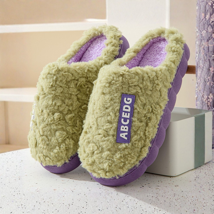 DAMINI™ - Pantoufles douillettes antidérapantes en peluche pour l'intérieur