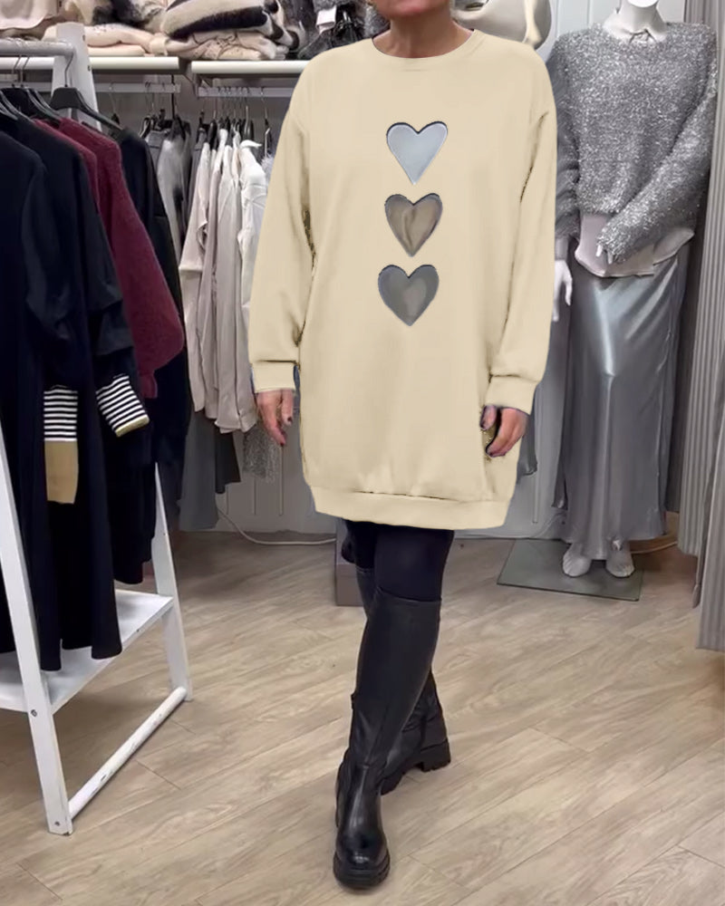 BRIANA™ - Robe sweat décontractée
