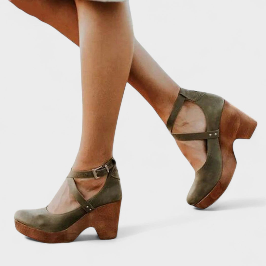 ELARU™ – Sandales Compensées Confort Classiques