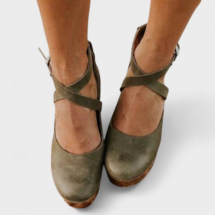 ELARU™ – Sandales Compensées Confort Classiques
