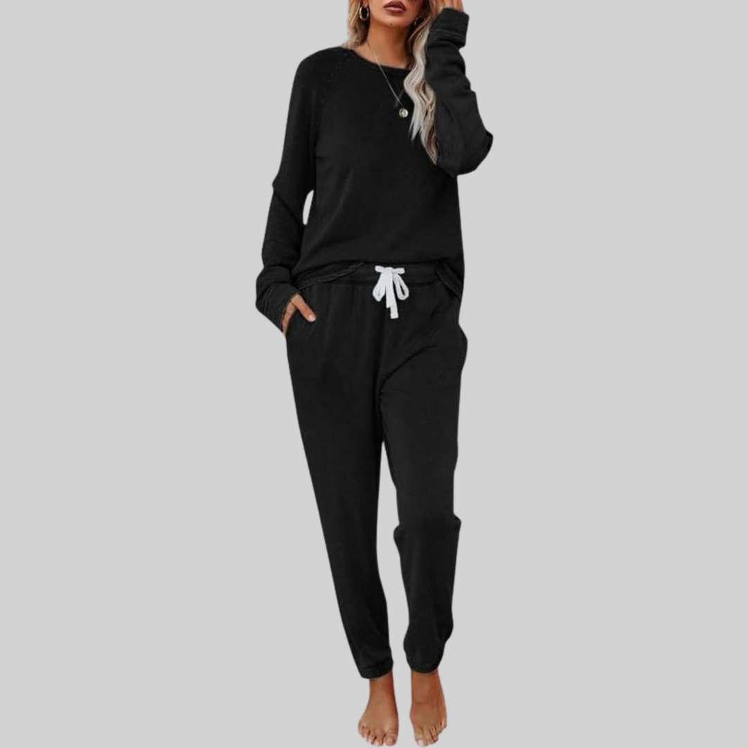 JOCELYN™ - Ensemble décontracté T-shirt à manches longues et pantalon de jogging