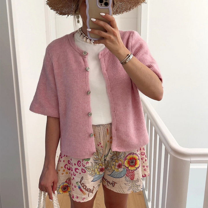 ALMA™ – Cardigan léger d'été à manches courtes