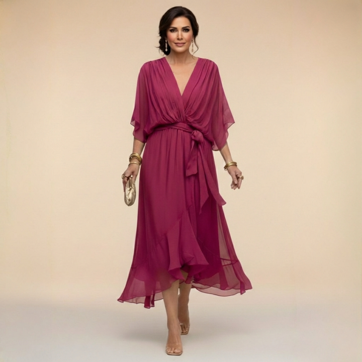 MONICA | Elegant Midi Dress