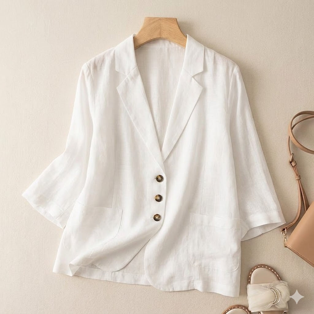 Evelyn | Blouse boutonnée décontractée