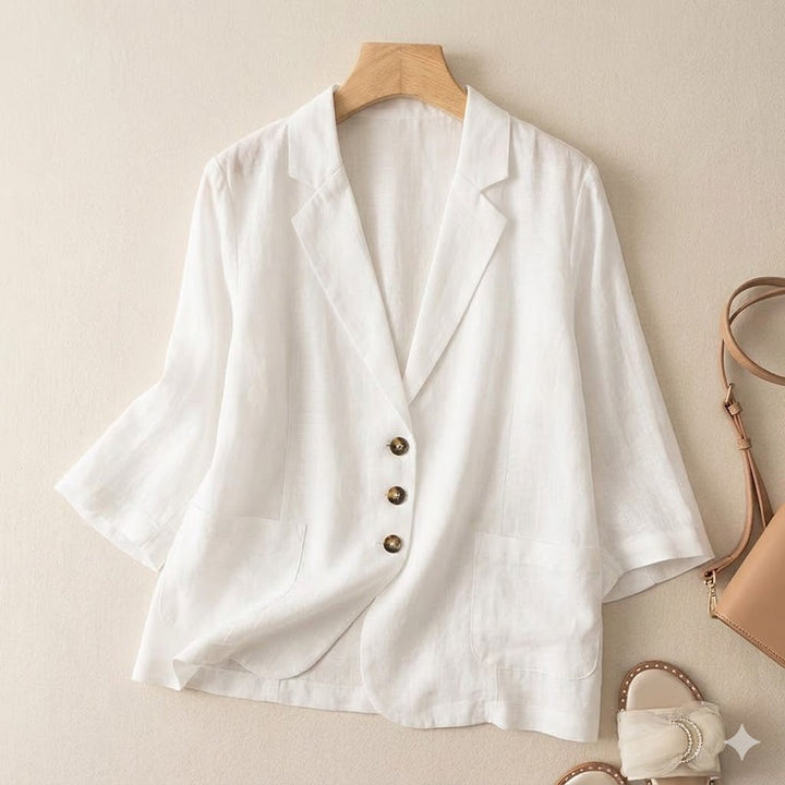 Evelyn | Blouse boutonnée décontractée