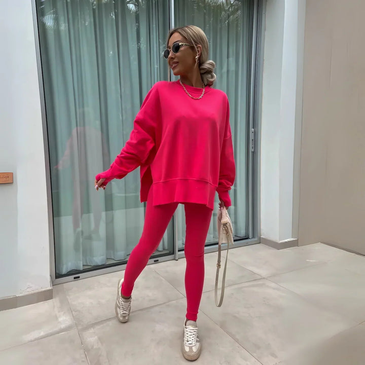 Ensemble décontracté pull et pantalon à manches longues - YACHI™