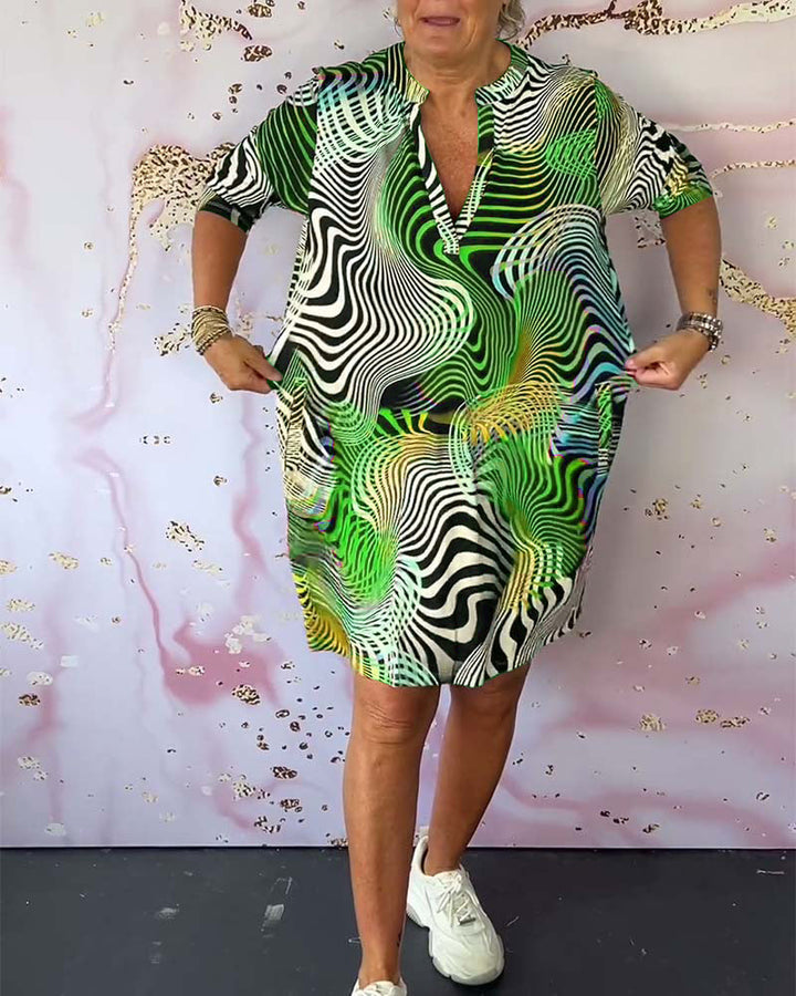 MARI™ - Robe décolleté en V colorée