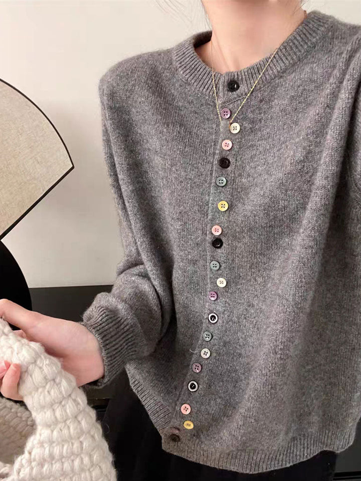 AALIYAH™ | Cardigan en maille élégant et boutonné