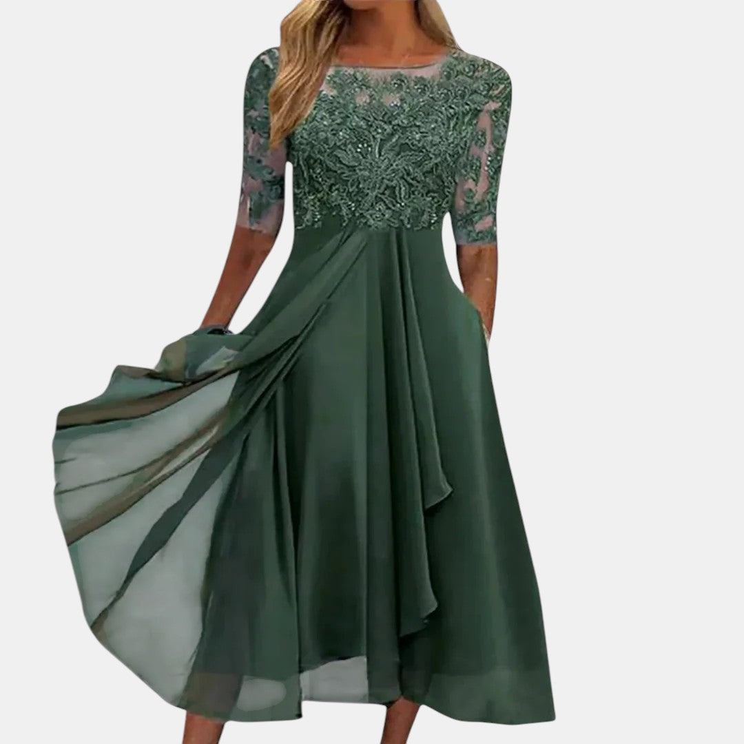 Margaret | Robe de Soirée Élégante en Dentelle