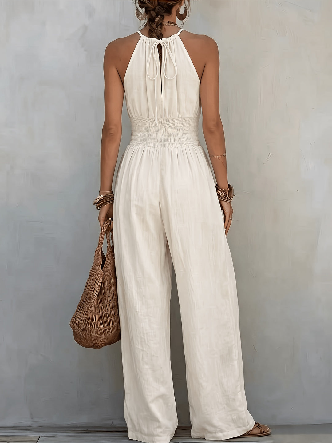 Odette | Relaxed Halter Jumpsuit