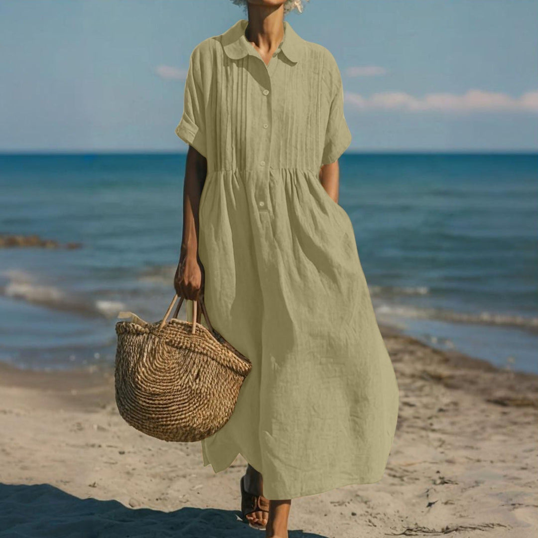 Charlotte | Robe longue côtière aérée