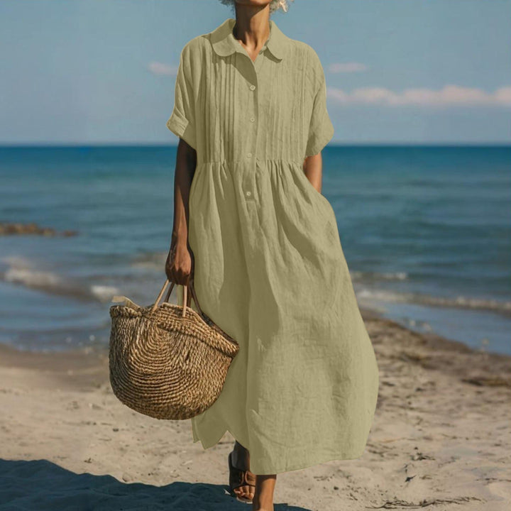 Charlotte | Robe longue côtière aérée