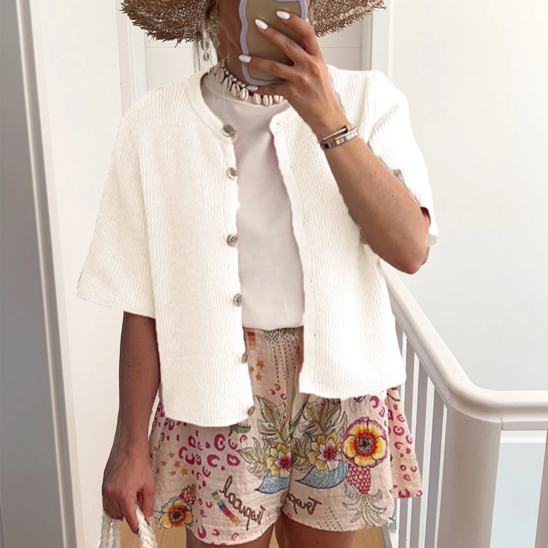 ALMA™ – Cardigan léger d'été à manches courtes