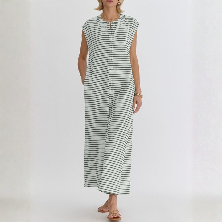 Combinaison-pantalon ample rayée KETURAH™