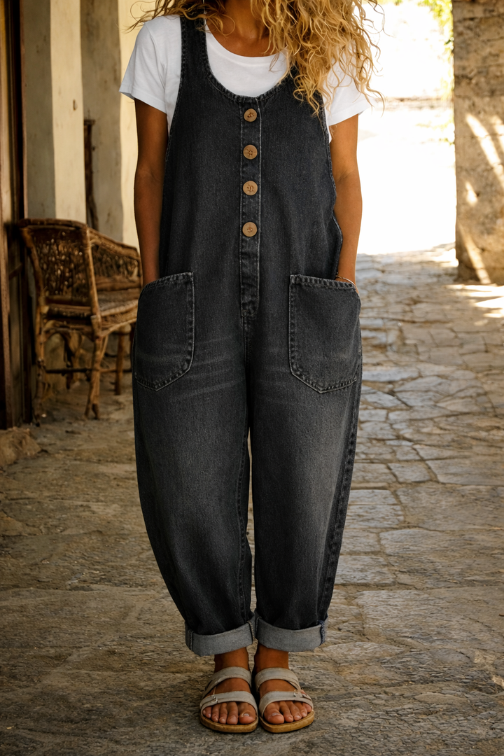 Clara | Combinaison en jean vintage
