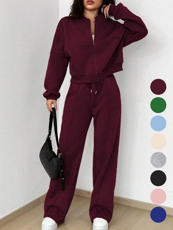 PALOMA™ – Ensemble veste zippée et pantalon streetwear douillet