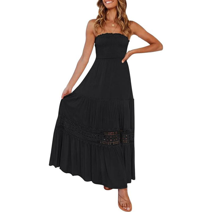 ARIETTA™ – Robe longue d'été simple et confortable sans manches