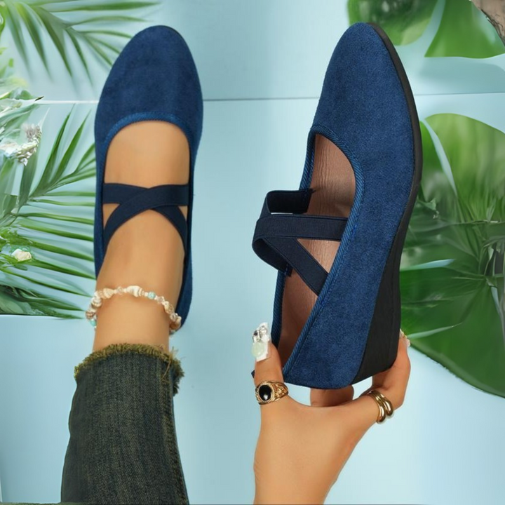 ANGEL™ - Chaussures compensées fermées confortables à enfiler