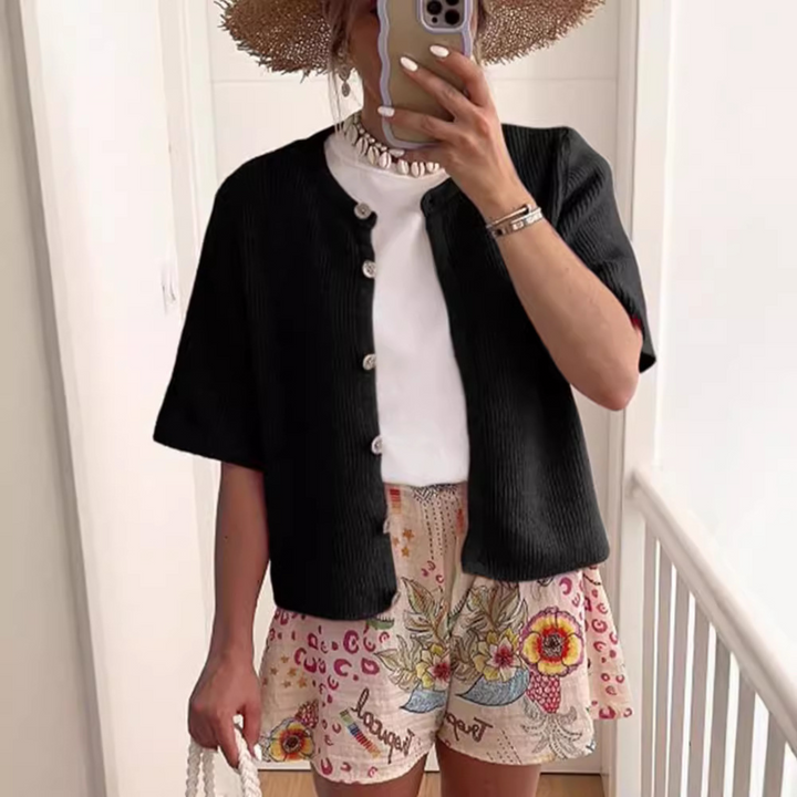 ALMA™ – Cardigan léger d'été à manches courtes