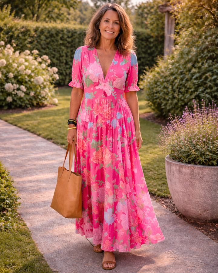 Carolyn | Floral Grace Maxi Dress