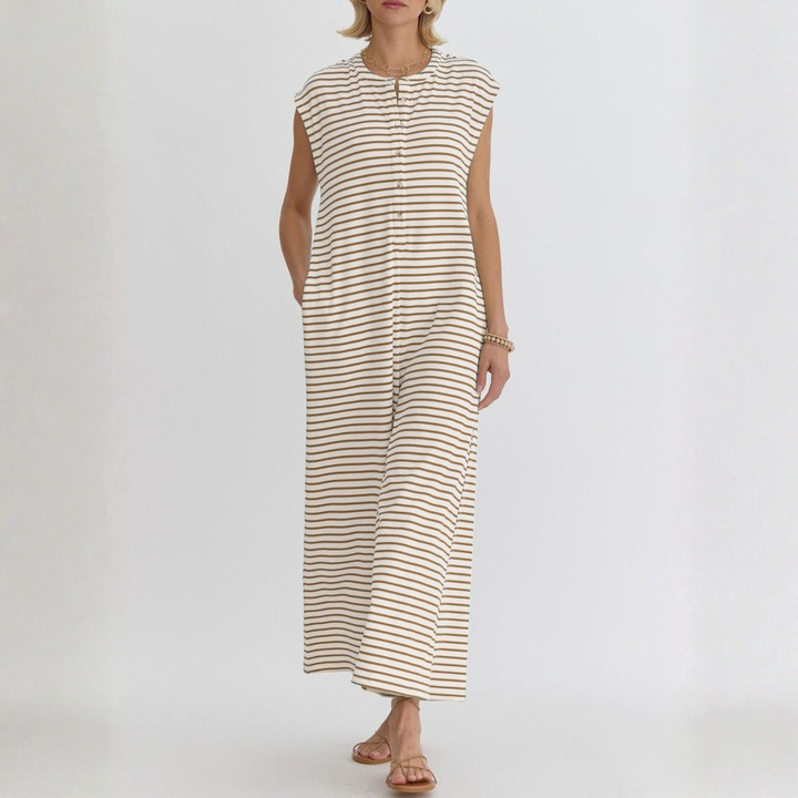 Combinaison-pantalon ample rayée KETURAH™