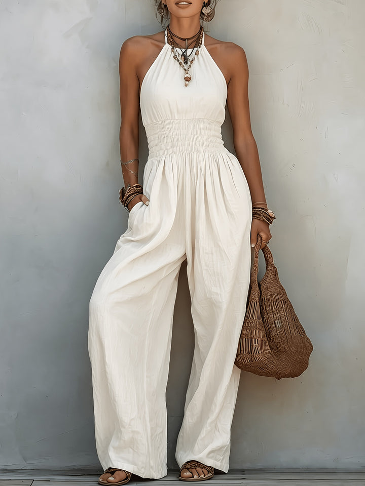 Odette | Relaxed Halter Jumpsuit