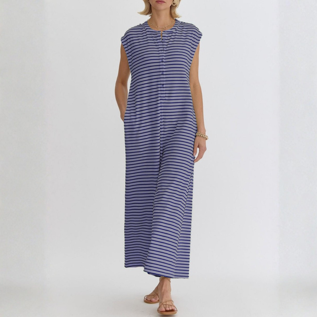 Combinaison-pantalon ample rayée KETURAH™