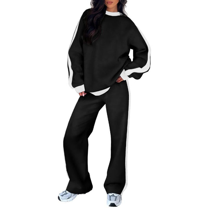 SANDI™ - Ensemble de détente 2 pièces confortable, Sweat-shirt et pantalon droit