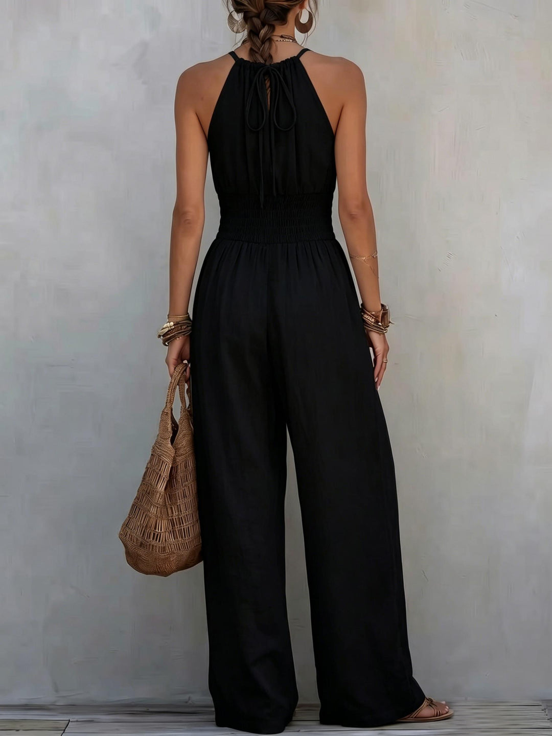 Odette | Relaxed Halter Jumpsuit