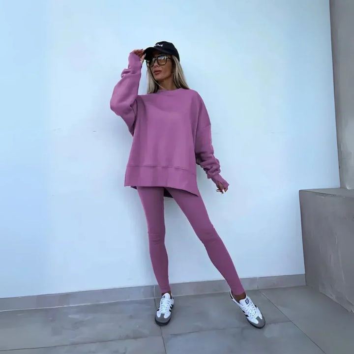 Ensemble décontracté pull et pantalon à manches longues - YACHI™