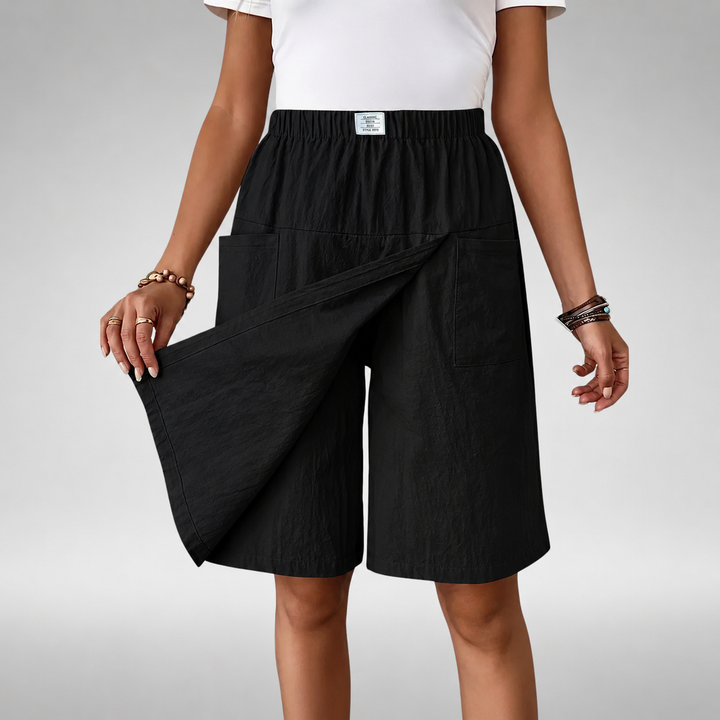 Sylvie | Relaxed Wide-Leg Shorts