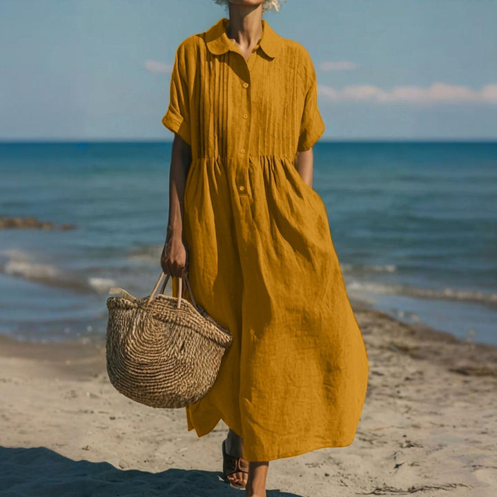 Charlotte | Robe longue côtière aérée