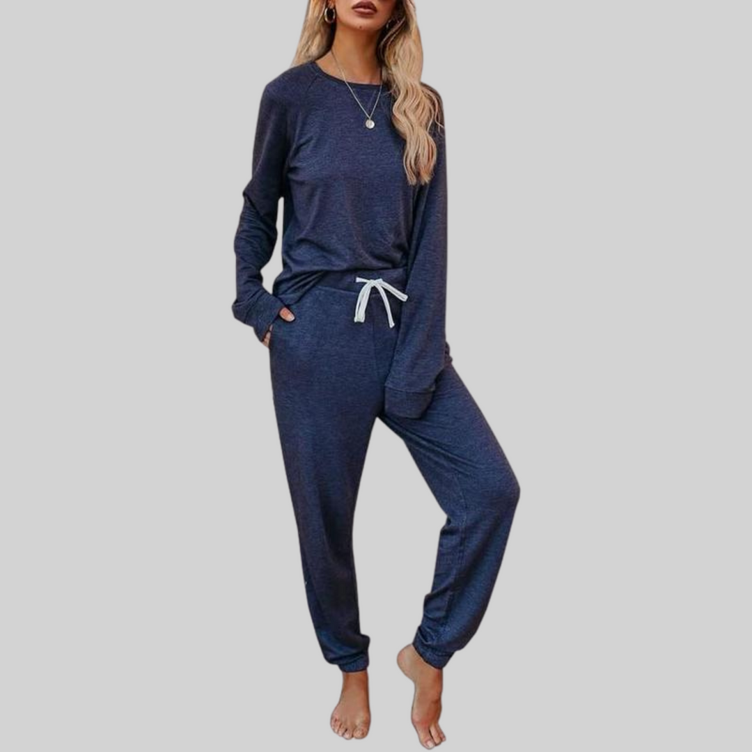 JOCELYN™ - Ensemble décontracté T-shirt à manches longues et pantalon de jogging
