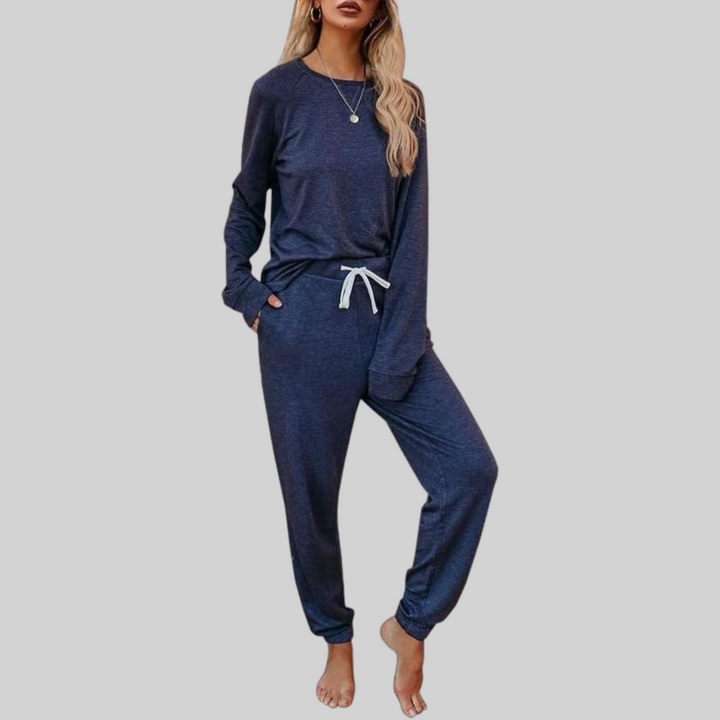 JOCELYN™ - Ensemble décontracté T-shirt à manches longues et pantalon de jogging