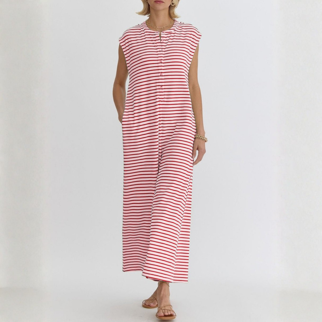 Combinaison-pantalon ample rayée KETURAH™