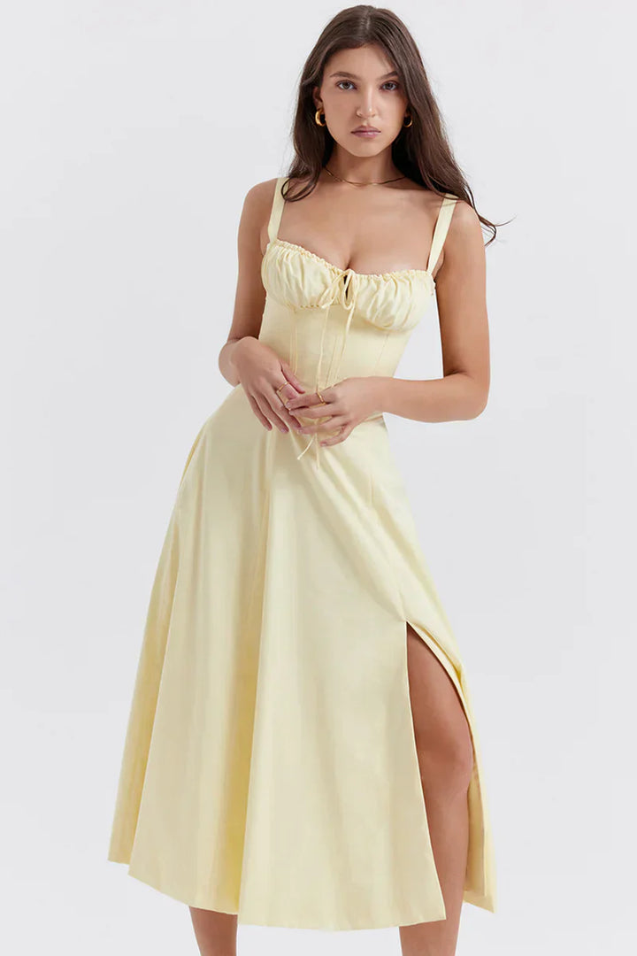 ELENA™ – Robe Corset Chic Coupe Paysanne