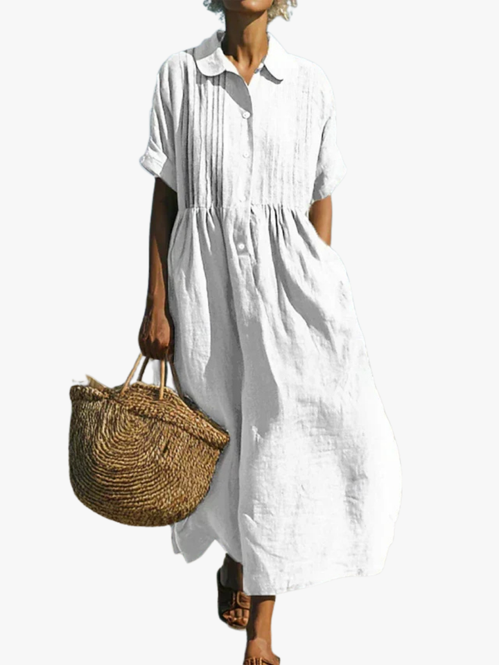 Charlotte | Robe longue côtière aérée