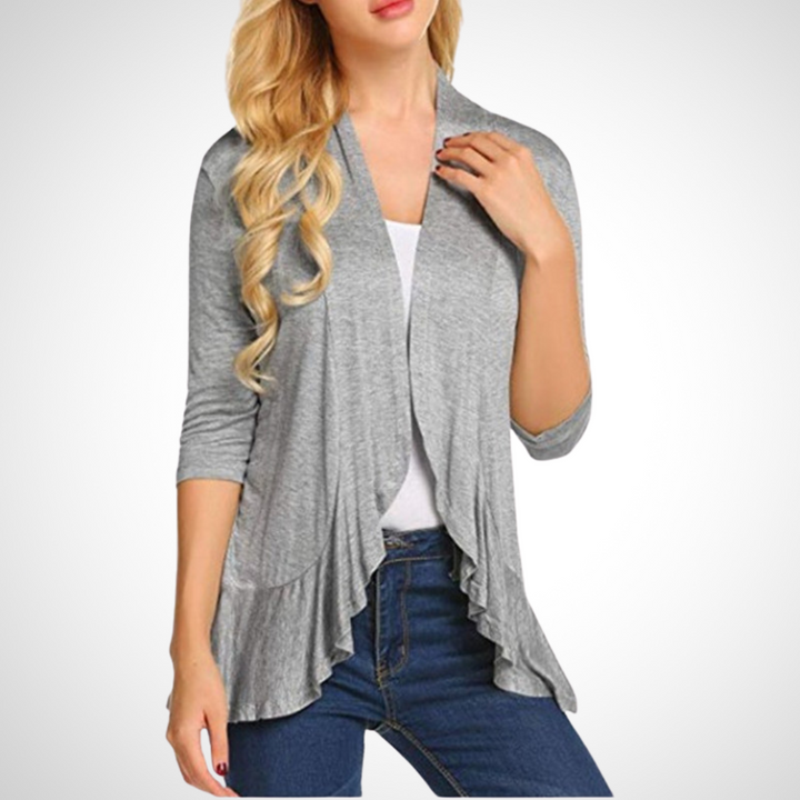 MIRIKIT™ – Cardigan d'été décontracté ouvert sur le devant
