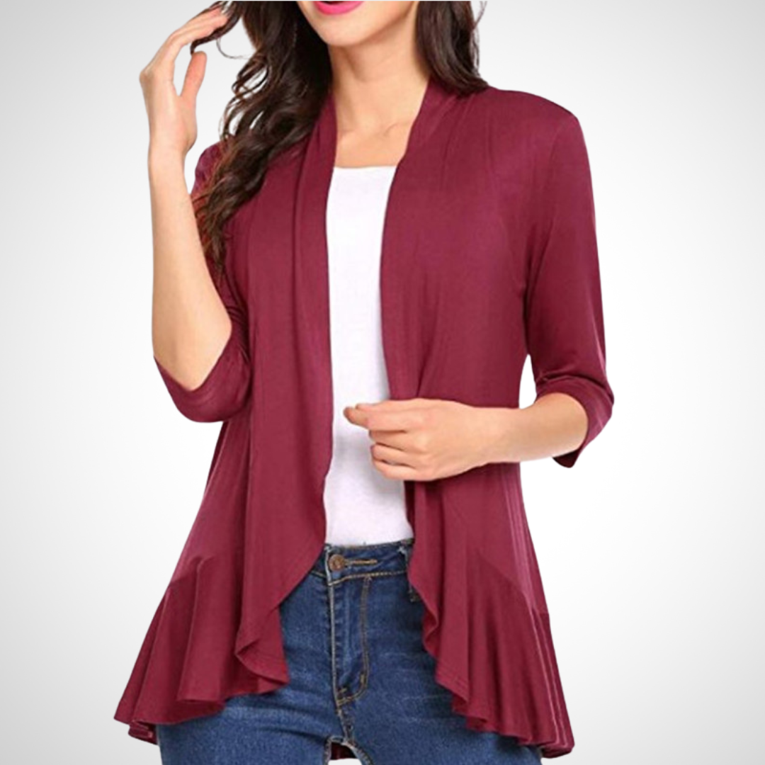 MIRIKIT™ – Cardigan d'été décontracté ouvert sur le devant