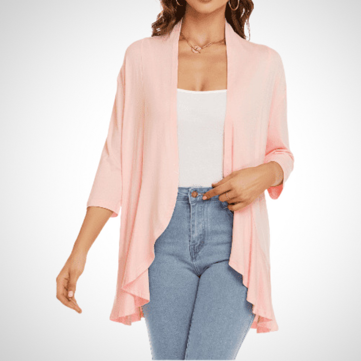 MIRIKIT™ – Cardigan d'été décontracté ouvert sur le devant
