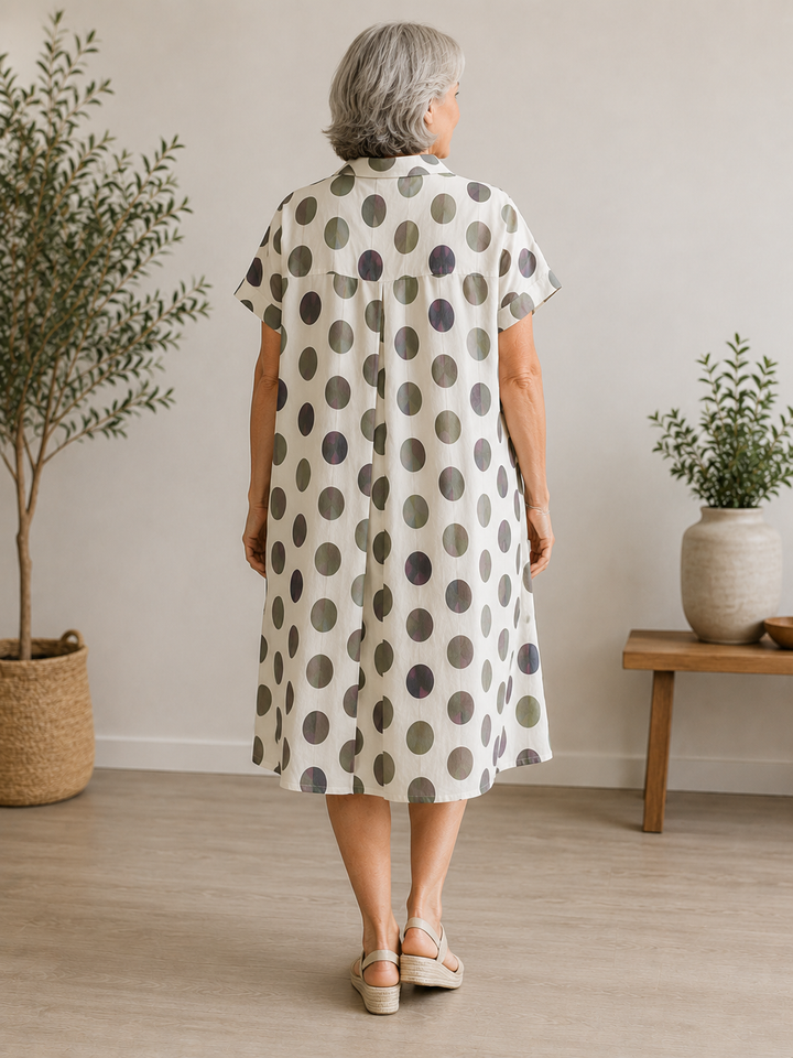 Madeleine | Artistic Shirt Midi Dress