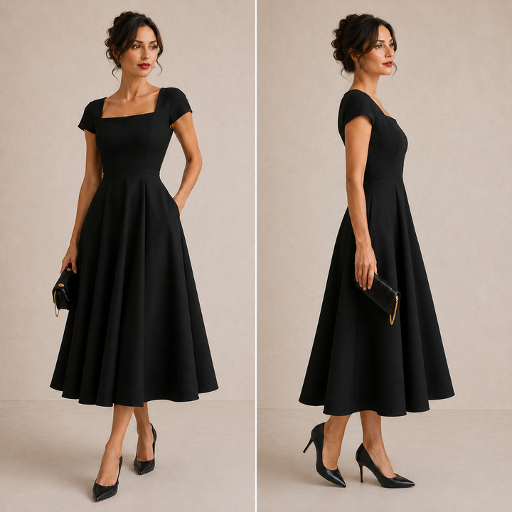 ROSALIA | Elegant Midi Dress