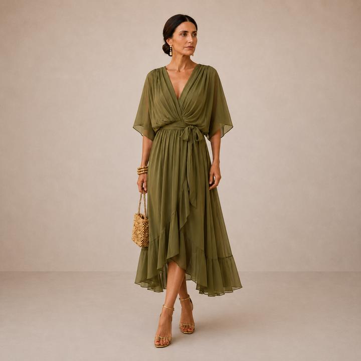 MONICA | Elegant Midi Dress