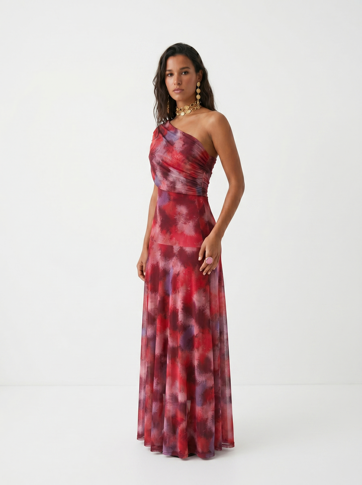 Brielle | Elegant One-Shoulder Maxi Dress