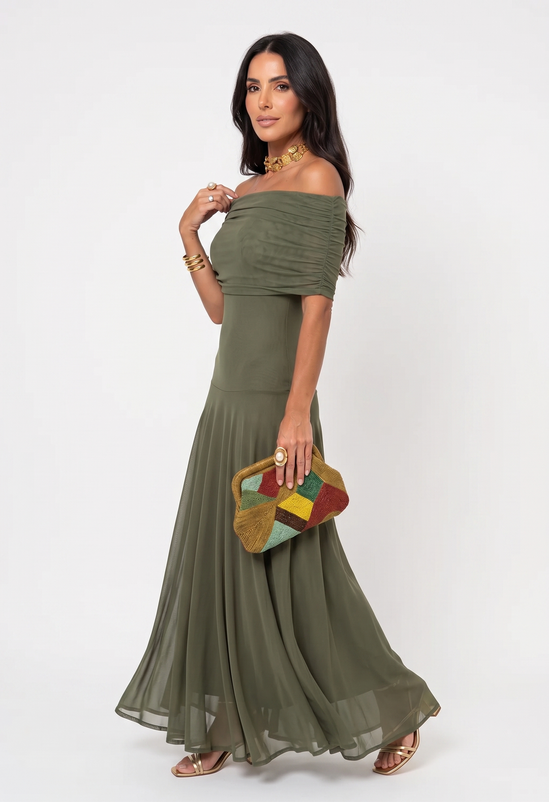 Brielle | Elegant One-Shoulder Maxi Dress