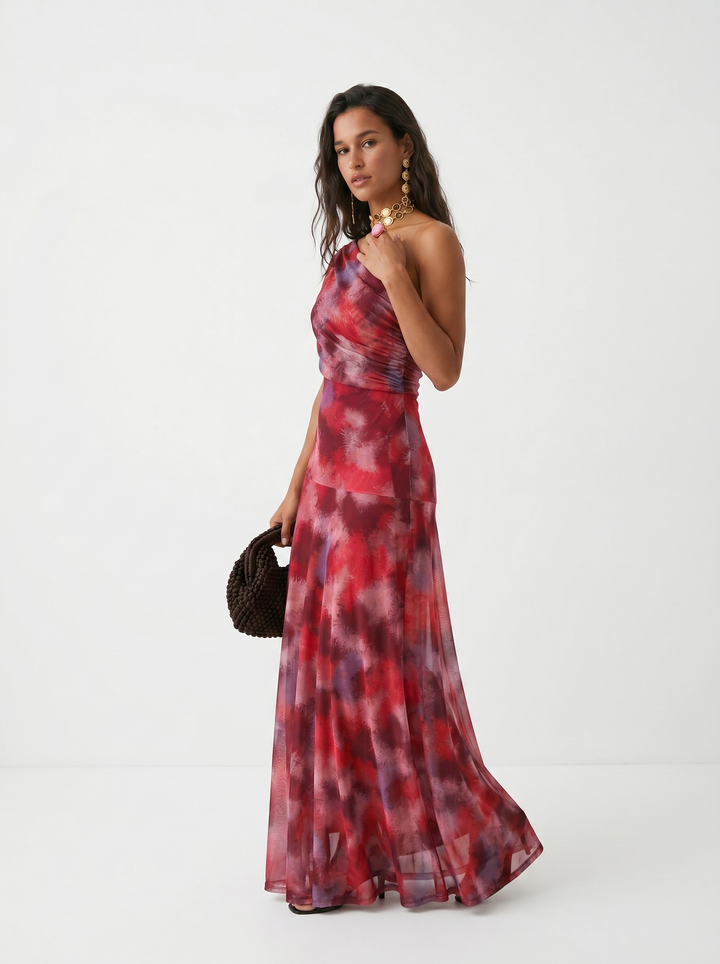Brielle | Elegant One-Shoulder Maxi Dress