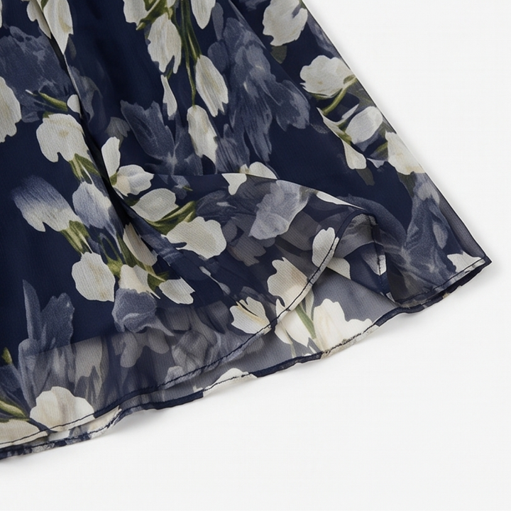 Monique | Elegant Floral Midi Dress